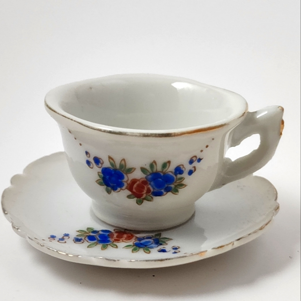 Miniature Tea Cup and Saucer